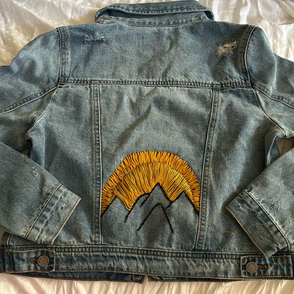 Judith March denim jacket size small new w out tags